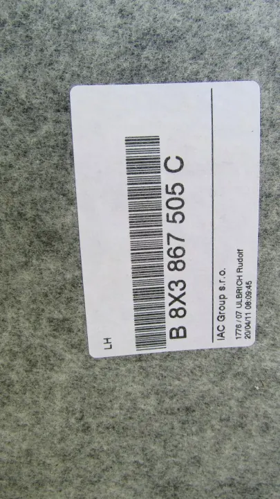 Techo Audi A1 8X OEM 8X3 867 505 C image 3