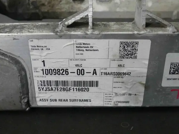 Tesla Hinterachsträger OEM 1009826-00-A für Model S 12-16 image 4