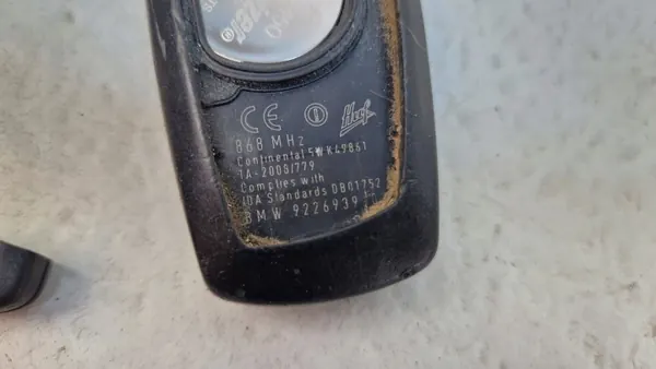Télécommande BMW 5 F10/F11 OEM 9226939 868MHz image 6