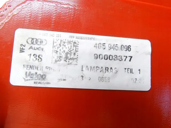 Höger bakljus OEM 4G5945096 för Audi A6 C7 Sedan image 8