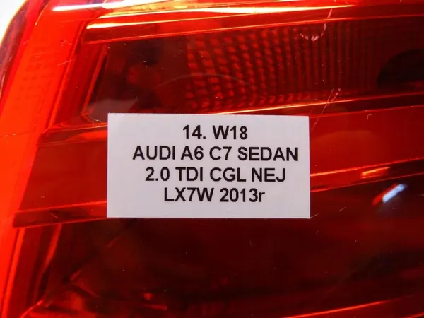 Höger bakljus OEM 4G5945096 för Audi A6 C7 Sedan image 9