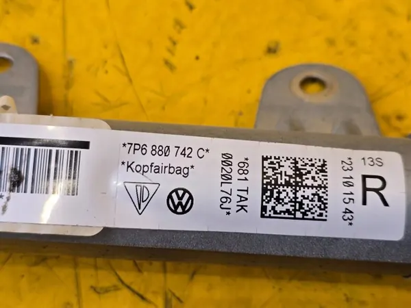 OEM 7P6880742C Rechter gordijnairbag voor VW Touareg II image 4