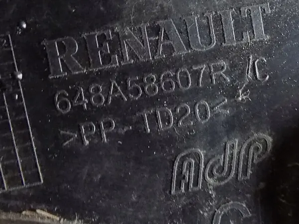 Twingo III left hood mount 2018 OEM 648A58607R image 3