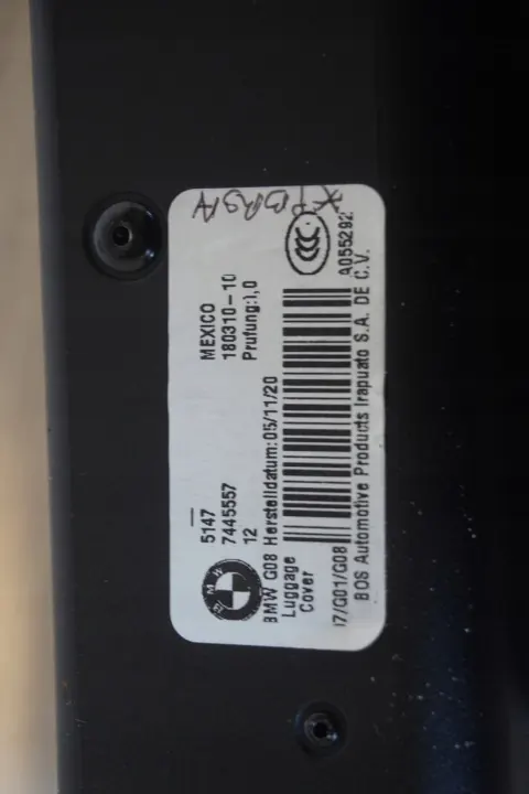 Store Bagage BMW OE d'occasion OEM 7445557 image 3