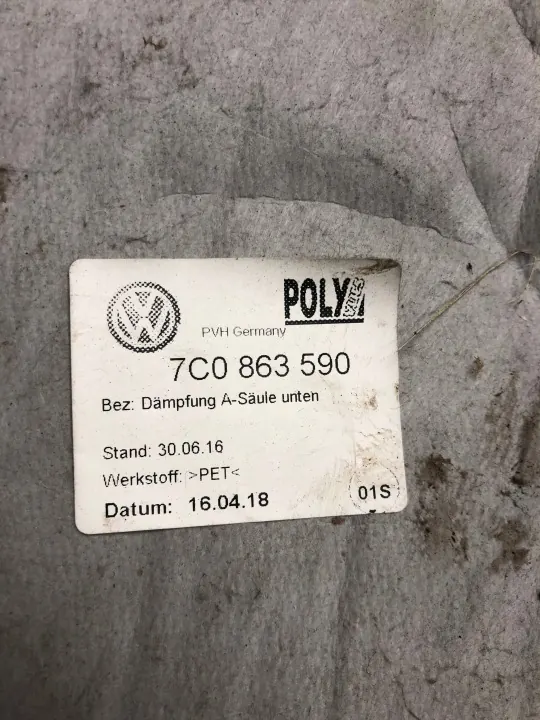 Couvre-tunnel central VW Crafter II 7C OEM 7C0863590 image 5