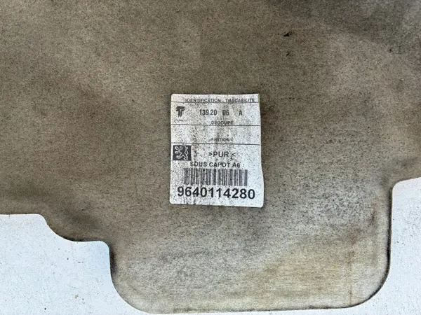 OEM 9640114280 Isolation de capot pour Citroen C2 Lift image 5