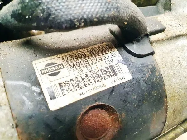Motor de arranque Nissan Almera 2002 2.2L 23300wd000 image 3