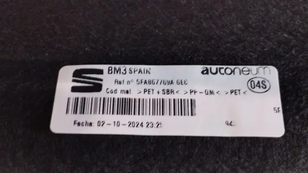 SEAT Leon IV achterste kofferbakplank OEM 5FA867769A image 5