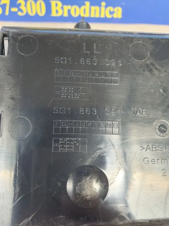 OEM 6O5P5L5E5X000014056 Askkopp Tunnel VW Golf 7 image 3