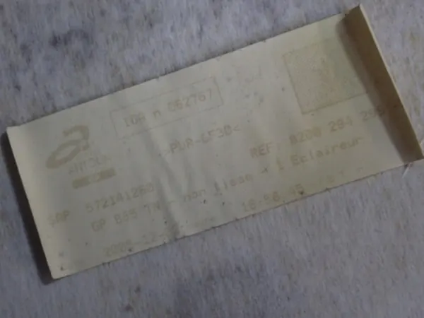 Plafonnier Renault Clio III OEM Zawada-360420- image 6