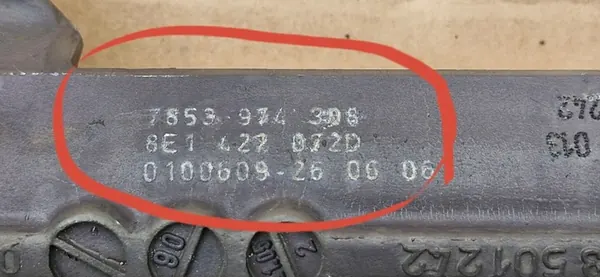 AUDI A4 B7 Caixa de Direção 8E1422072D image 5