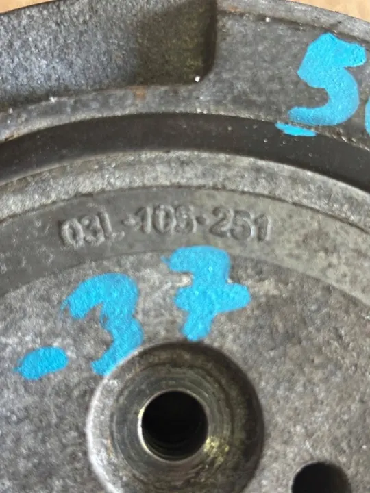 Polia do virabrequim Volkswagen PASSAT B7 03L105251 image 2