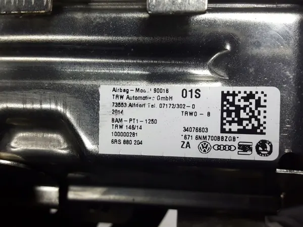 OEM 6RS880204 Passagiers Airbag voor VW Polo V 6R/6C image 3