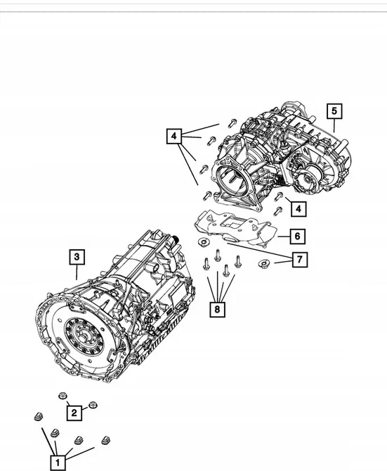 Support de boîte OEM 68271535AA pour Jeep Wrangler image 4