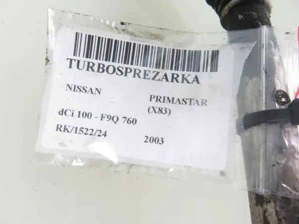 Turbo para RENAULT TRAFIC 1.9DCI 8200091350 image 7