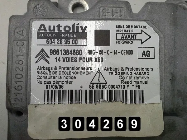 ECU Citroen C6 2007 OEM AM-304269 d'occasion image 3