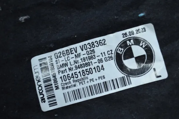 Isolamento acústico OEM 9483892 para BMW 3 Touring G21 image 8