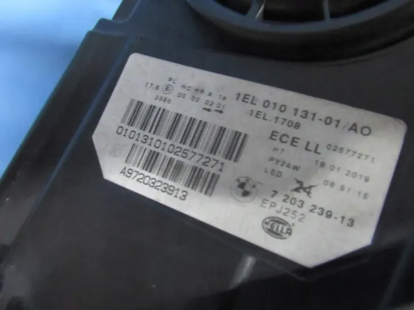 Farol Esquerdo BMW F10 F11 Padrão H7 Completo image 6