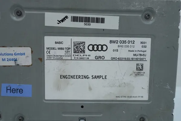 Module Navigation Audi MIB3 OEM 8W2035012 - Occasion image 5