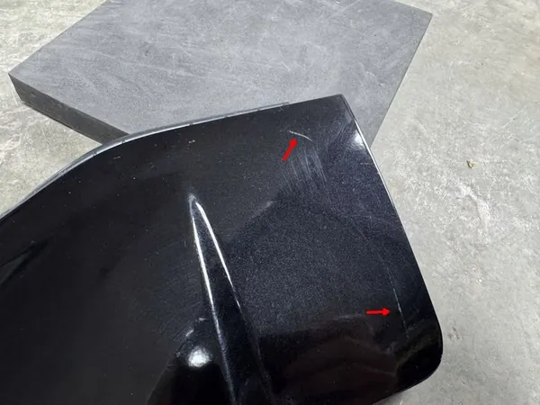 VW Amarok I 09- Tappo Paraurti Anteriore Deep Black LC9X image 2