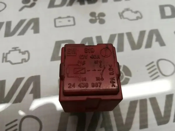 Relä kW (HP) 24438887 - 2009 Sisäinen Punainen image 4