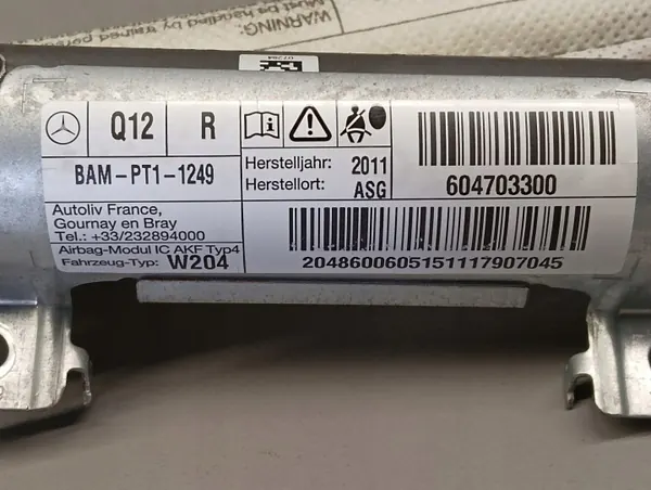 Vasen verho OEM 2048600505 Mercedes-Benz C W204:lle image 4
