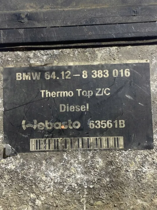 Stookverwarming BMW 5 E39 OEM 64128383016 image 6