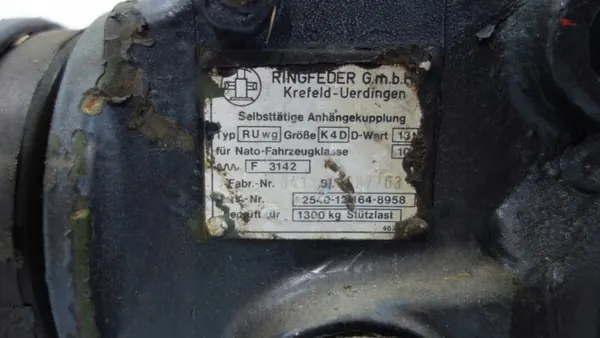 Begagnad Ringfeder RUWG K4D F3142 dragkrok image 6