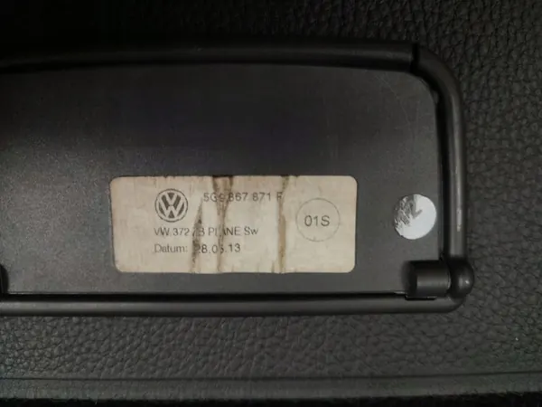 OEM 5G9867871F Store de Coffre Arrière VW Golf VII image 3