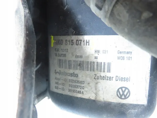 Käytetty VW Webasto lämmittäjä OEM 1K0815071H image 5