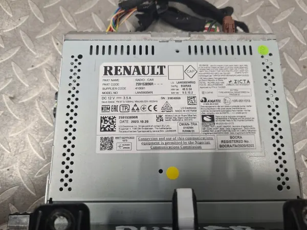 Radio Navigation Touchscreen OEM 259153896R Dacia Duster II image 4