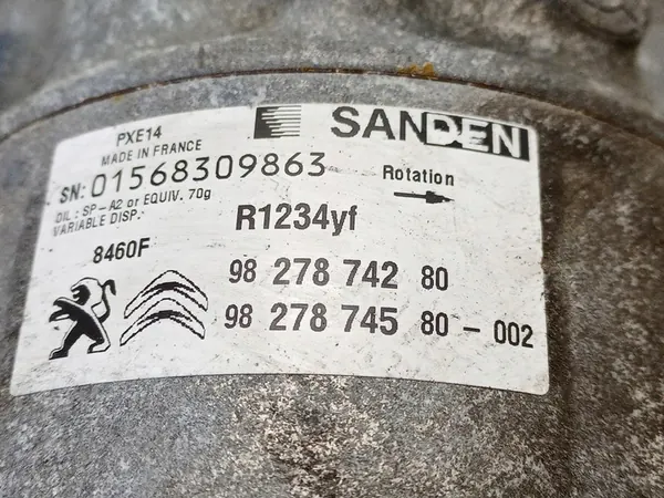 Compresor de Aire Acondicionado 2.0 HDI Peugeot 3008 II image 5