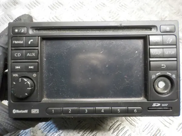 Radio Navigation Nissan Qashqai J10 Lift OEM 25915BH30E image 2