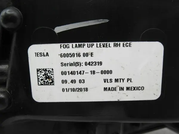 Phare Halogène Droit Avant Tesla Model S OEM 600591600E image 4