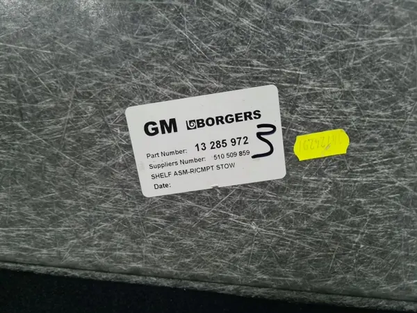 OEM 13285972 Alfombrilla suelo maletero Opel Meriva B image 5