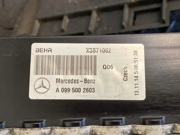 Radiator Set Mercedes W207 2.2 CDI A2045000323 image 6