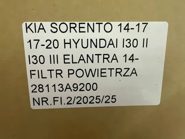 Filtro de ar Hyundai OE 28113A9200 - Usado image 6