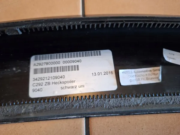 Alerón maletero Mercedes GLE Coupe W292 OEM A2927900000 image 3