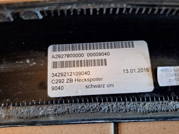 Alerón maletero Mercedes GLE Coupe W292 OEM A2927900000 image 8