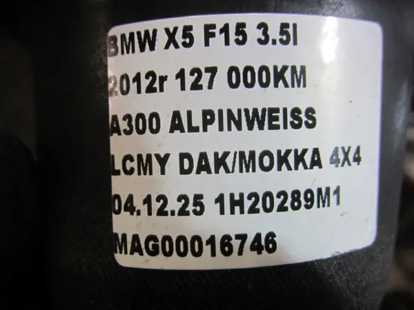 BMW X5 F15 Luchtveer OEM 6795013 Rechts achter image 8