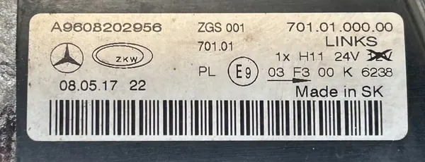 OEM A9608203156 + A9608202956 Halogéneo LED Esquerdo Mercedes image 8