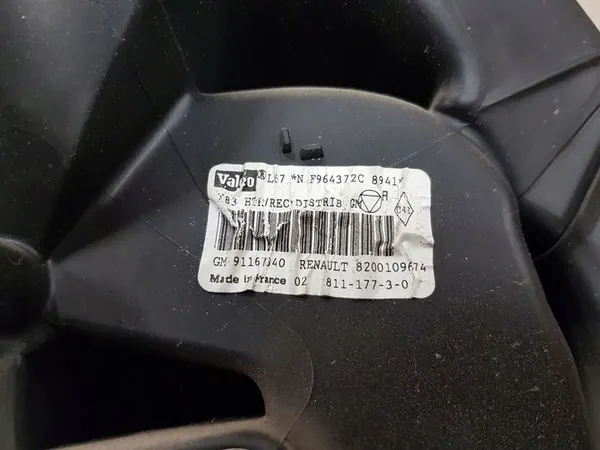 Verwarming OPEL VIVARO FURGON 2.5L diesel 2004 8200109674 image 5