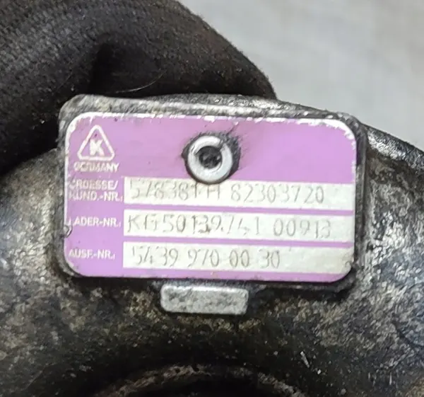 Turbocompresor RENAULT 1.5 DCI 54399700030 image 5