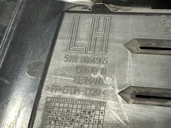 Griglia Paraurti Anteriore Sinistra BMW 5 G30/31 OEM 8064963 image 5