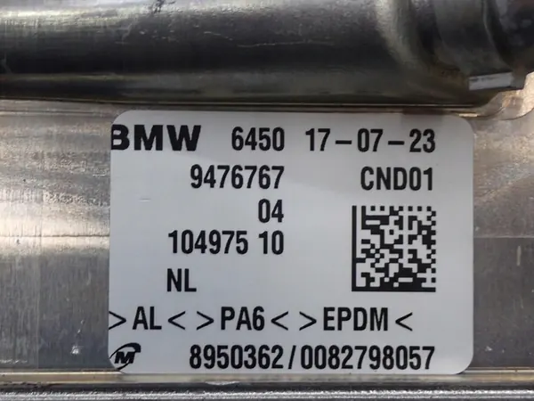 Évaporateur de climatisation BMW I4 G26 eDrive40 9476767 image 6