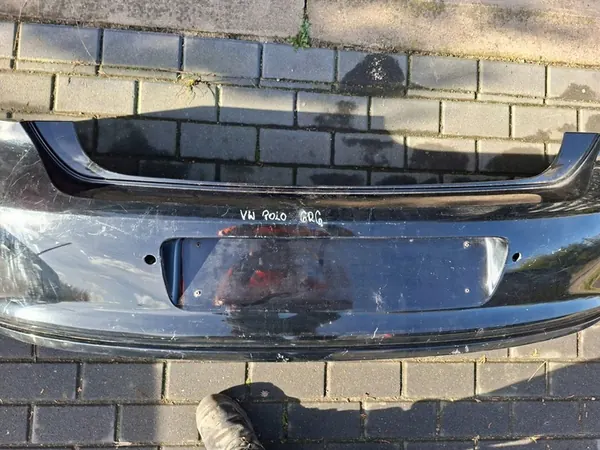 Paraurti Posteriore VW Polo 6R6 Bianco 12-16 image 8