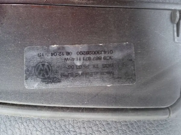 OEM 3C9867871H Rollo de Maletero para VW Passat B6 Familiar image 4