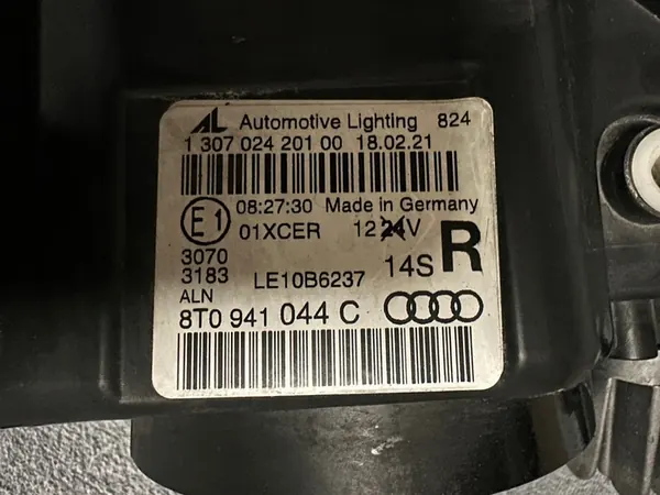 FARO DERECHO AUDI A5 8T LIFT XENON OEM 8T0941044C image 5