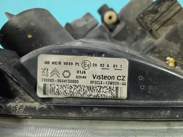 Oikea ajovalo Citroen Berlingo I 02-08 OEM 9644150880 image 4