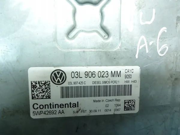 Computadora Motor VW SKODA SEAT 1.6TDI OEM 03L906023MM image 3